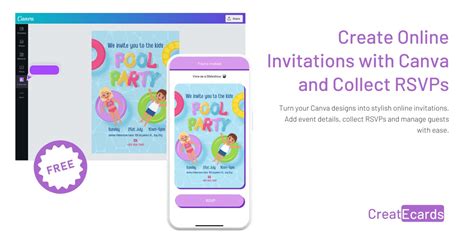 Create Online Invitations with Canva & Collect RSVPs (FREE .
